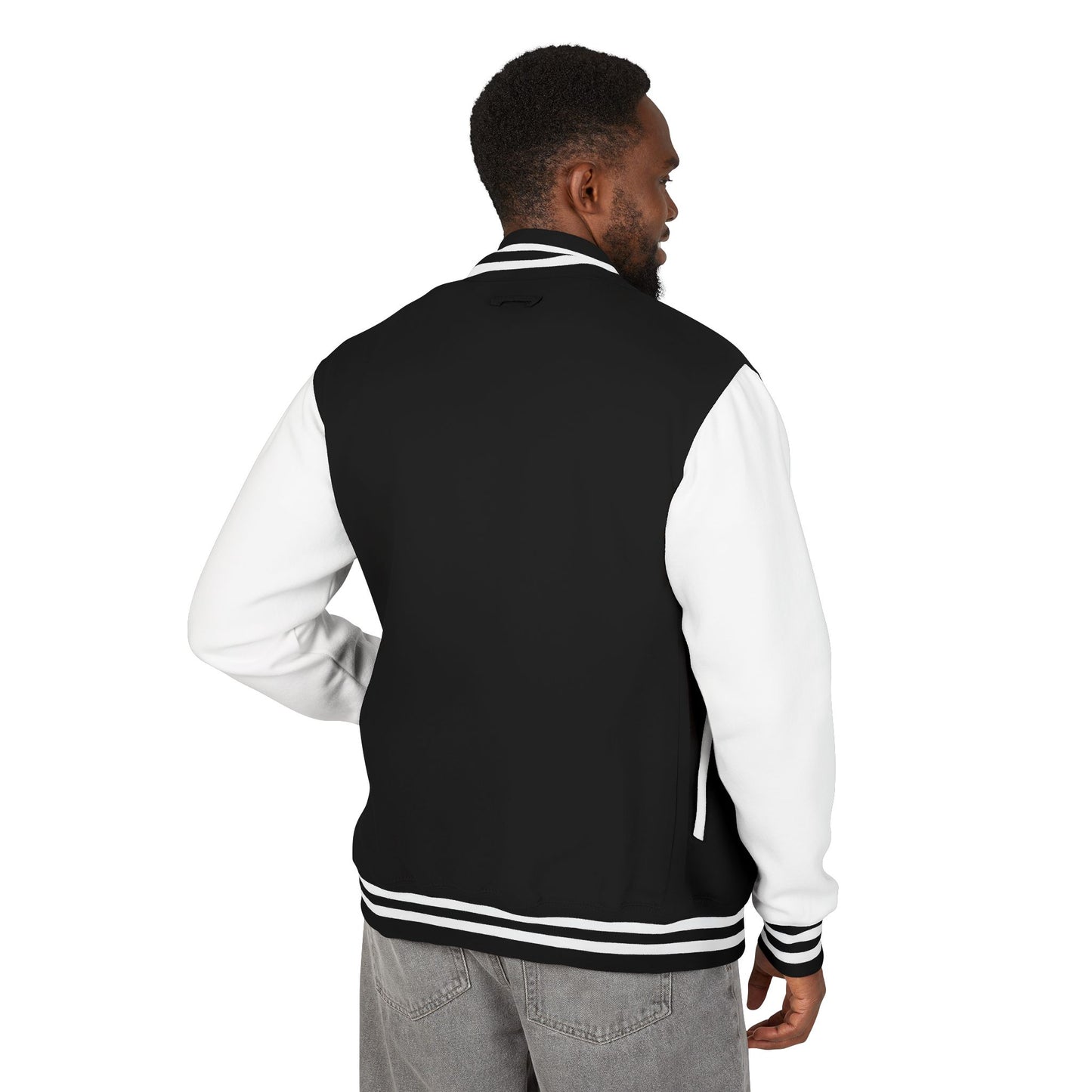 Letterman Jacket - Retro School Crest Varsity Jacket
