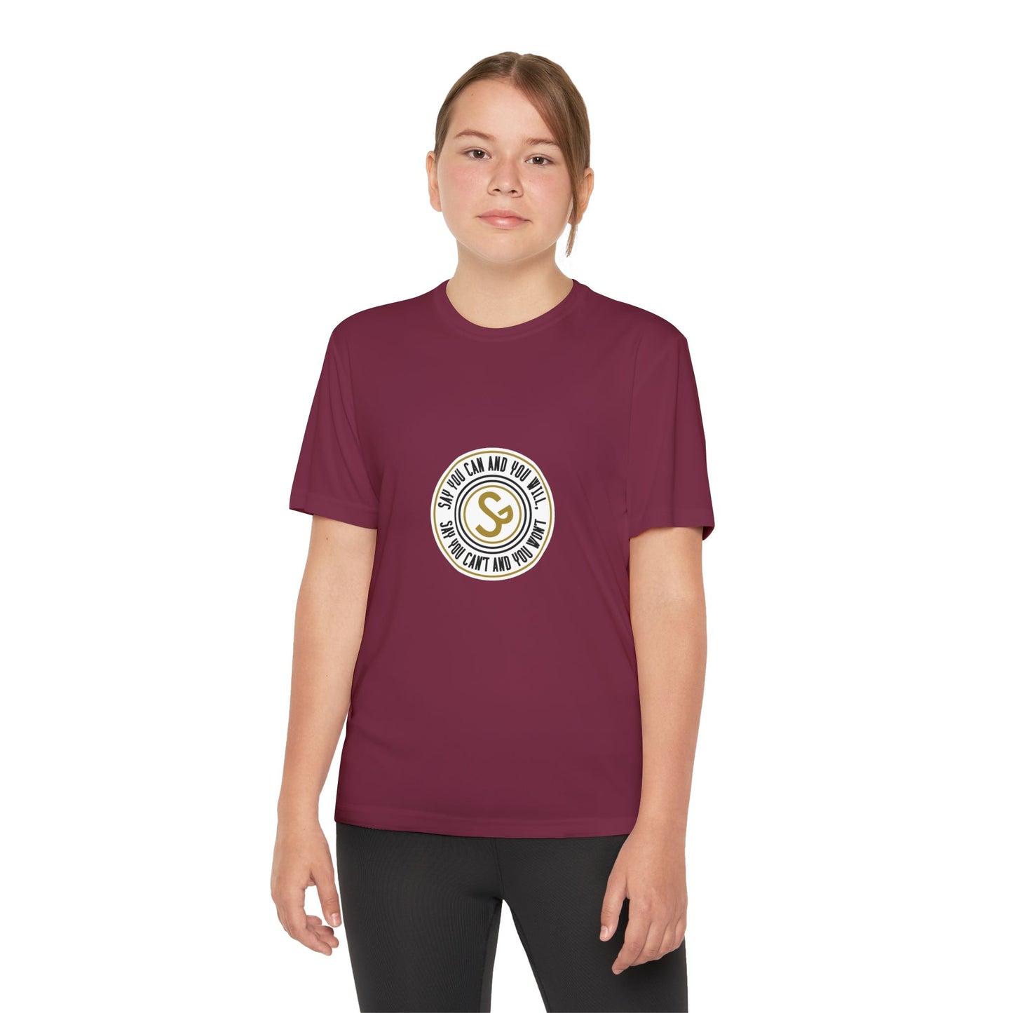 Youth Competitor Tee - "Say You Can and You Will"