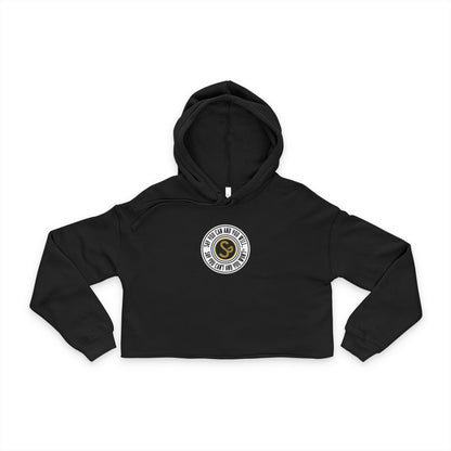 Women's Cropped Hoodie - Say You Can and You Will