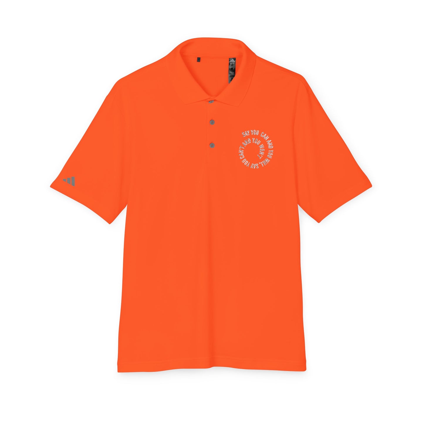 Performance Polo — ‘Not Your Average’ Circular Logo Golf Shirt