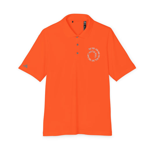 Performance Polo — ‘Not Your Average’ Circular Logo Golf Shirt