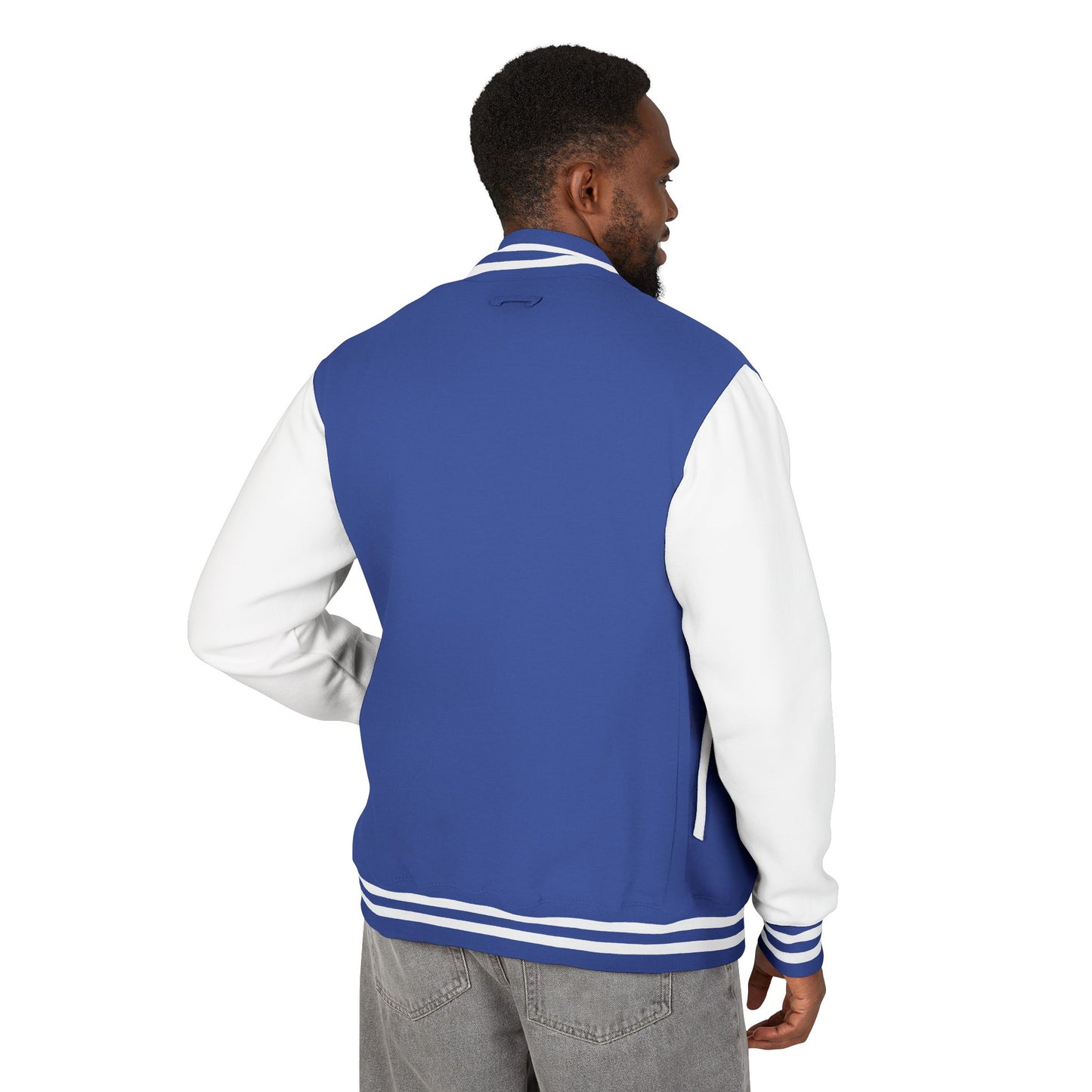 Letterman Jacket - Retro School Crest Varsity Jacket