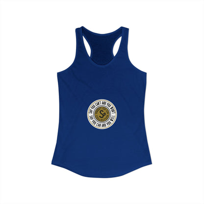 Women's Ideal Racerback Tank -"Say You Can and You Will"