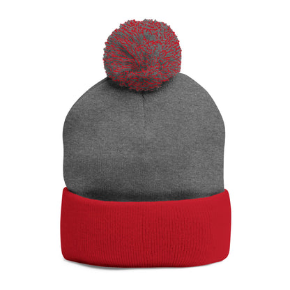Pom-Pom Knit Cap
