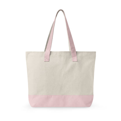 Canvas Tote Bag — "Say You Can and You Will" Motivational Zippered Tote