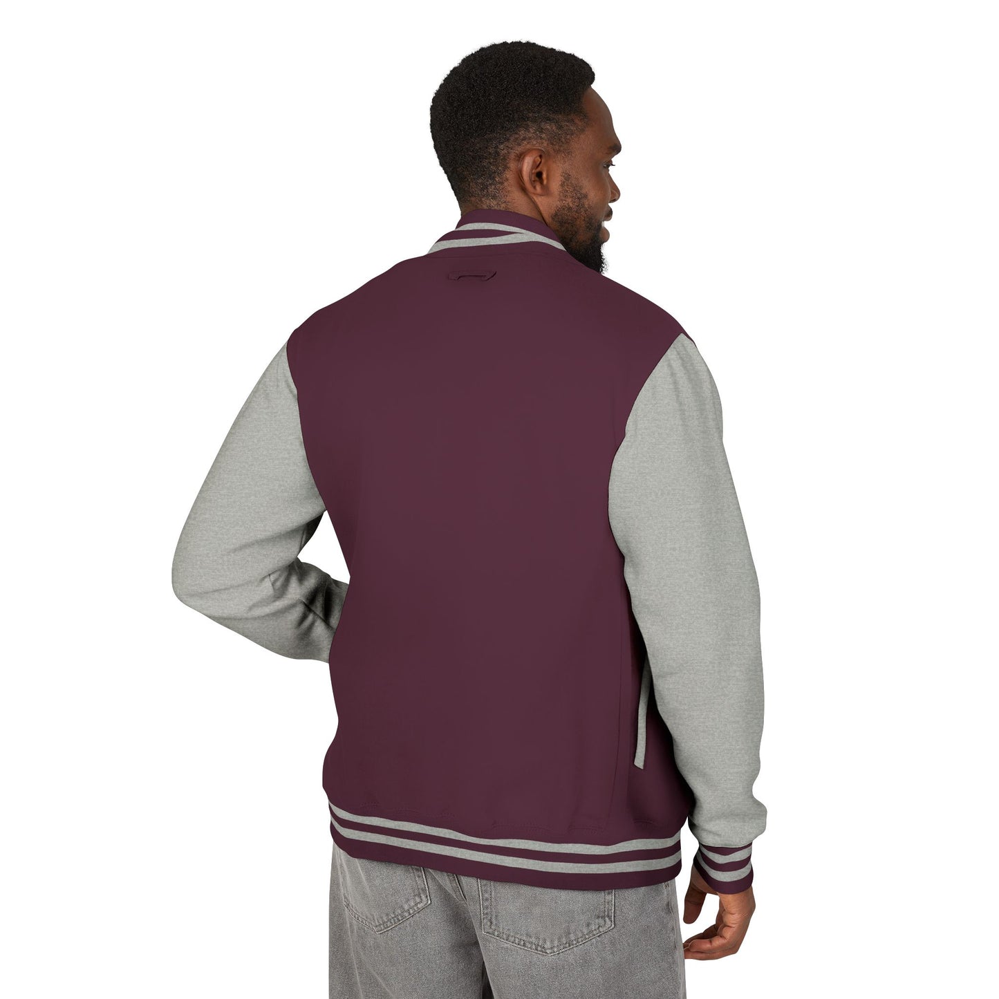 Letterman Jacket - Retro School Crest Varsity Jacket