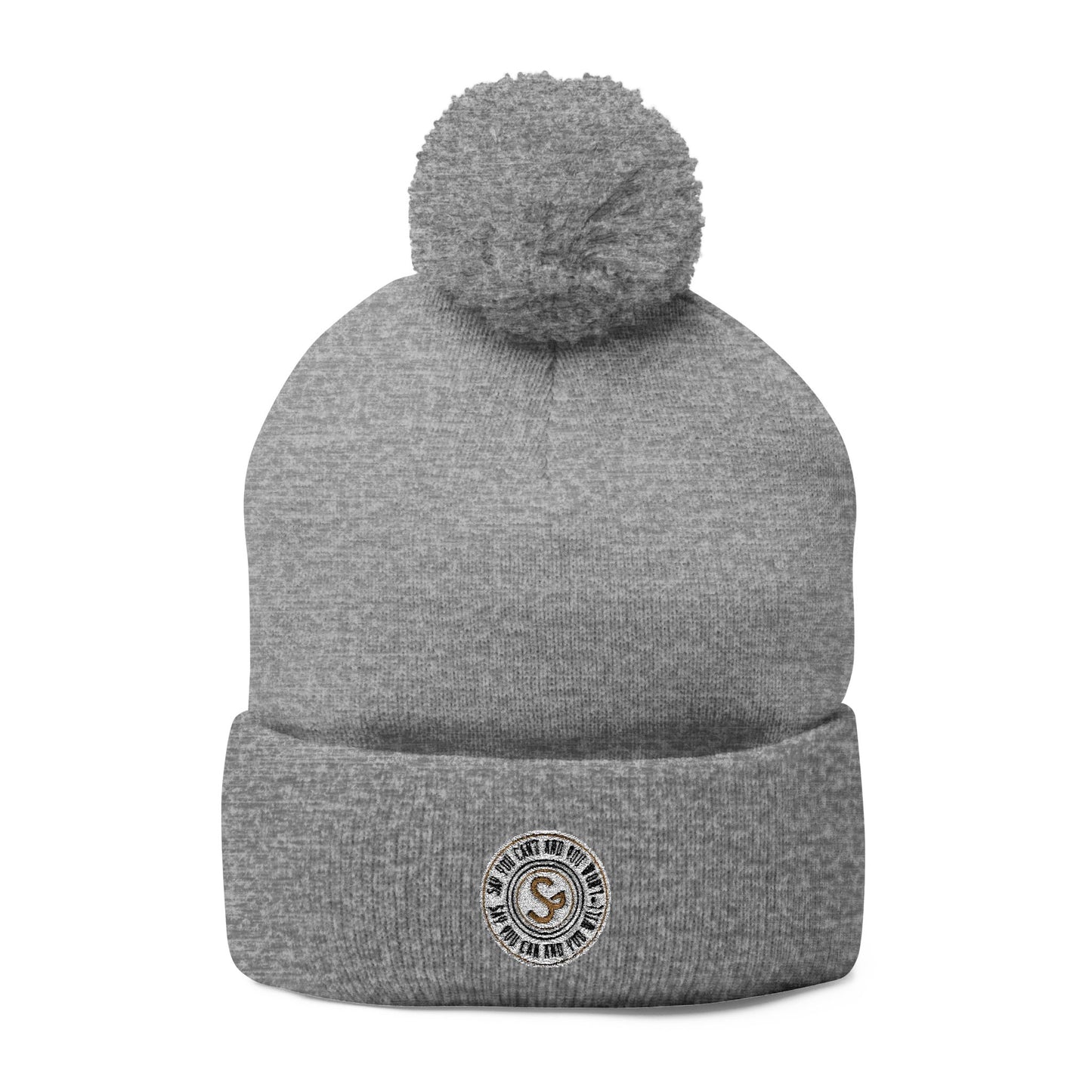 Pom-Pom Knit Cap
