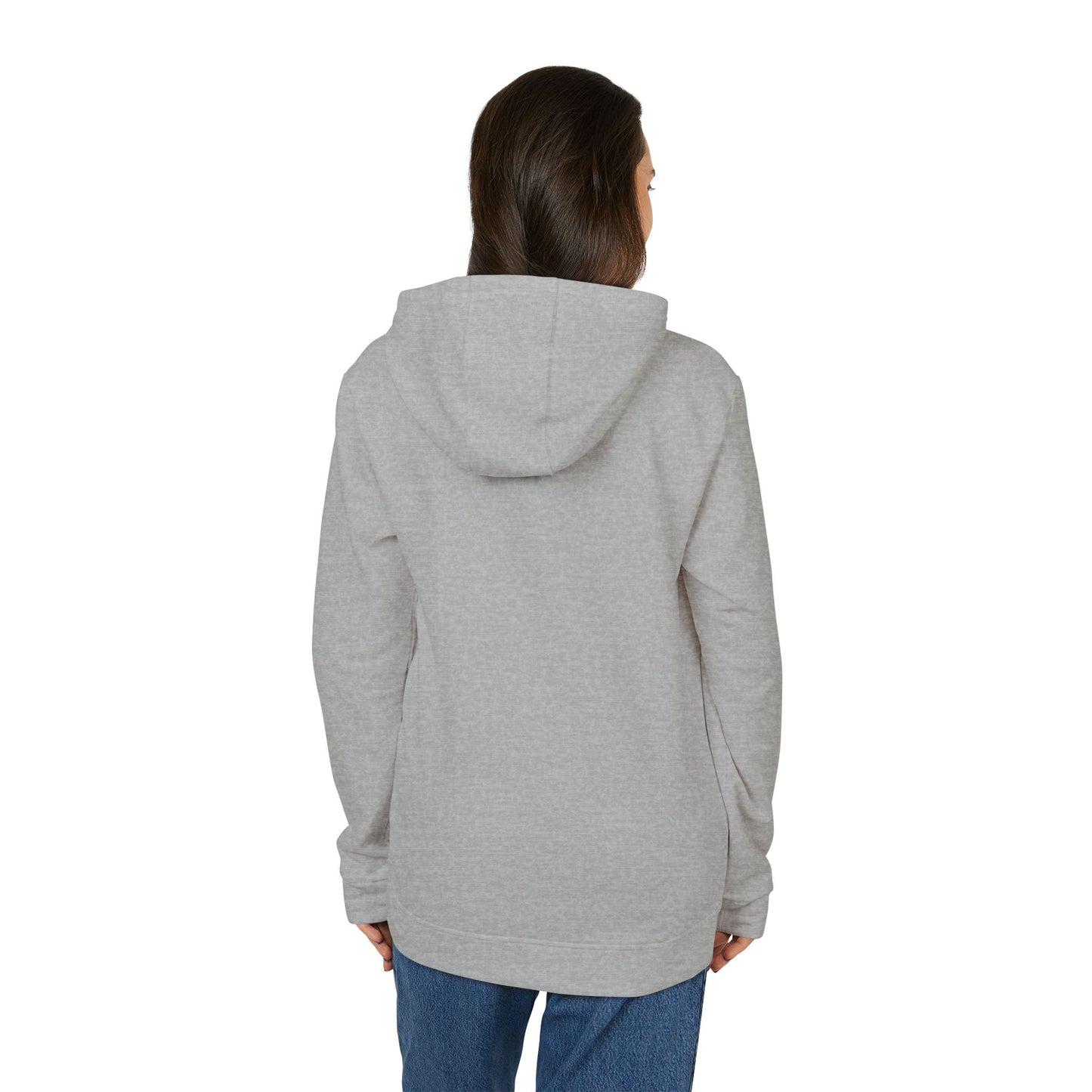 Adidas "Say You Can and You Will" Fleece Hoodie — White Casual Athletic Pullover