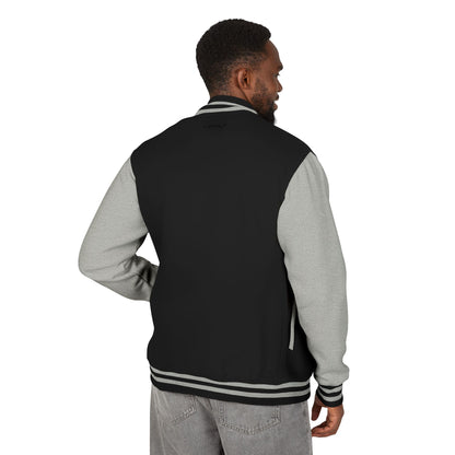 Letterman Jacket - Retro School Crest Varsity Jacket