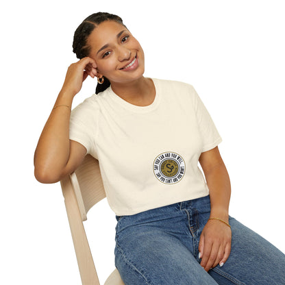 Vintage Seal Graphic T-Shirt — 'SS' Round Emblem Logo