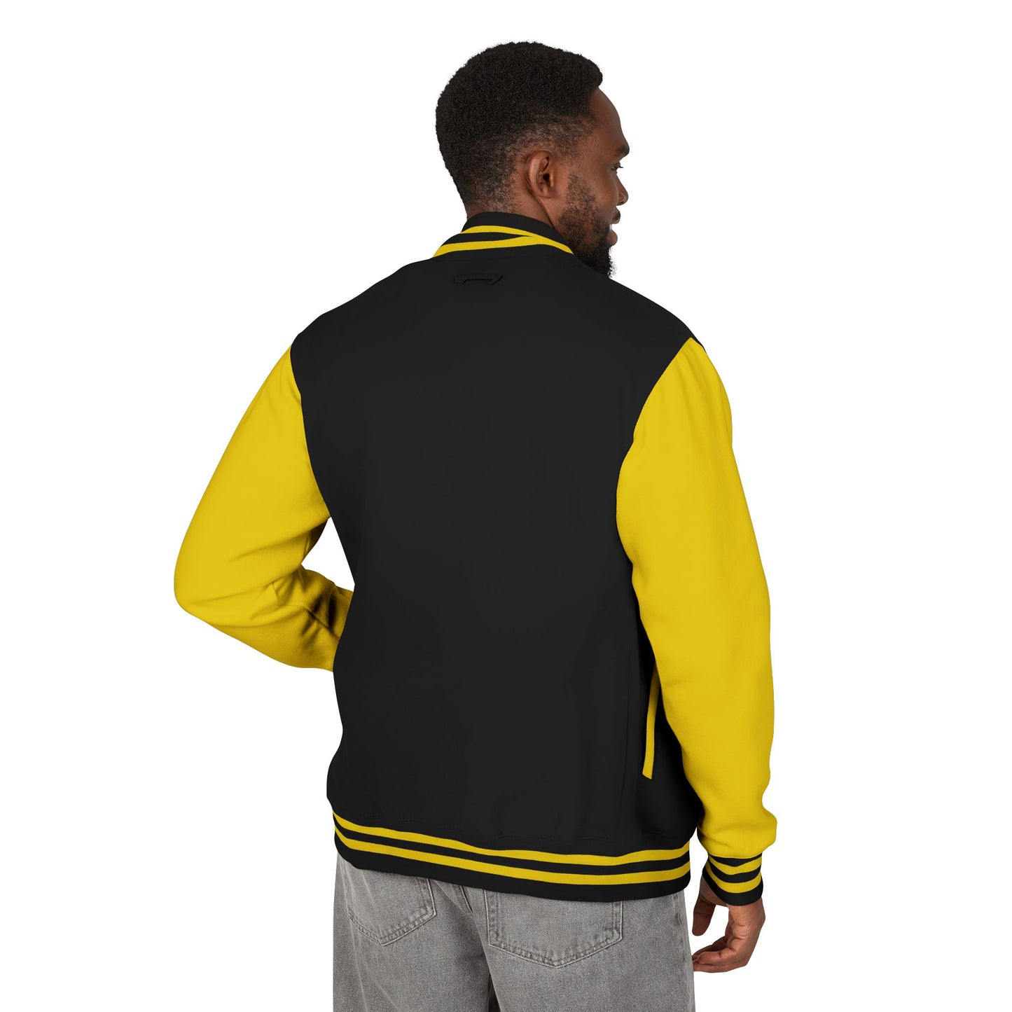 Letterman Jacket - Retro School Crest Varsity Jacket
