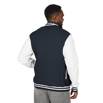 Letterman Jacket - Retro School Crest Varsity Jacket
