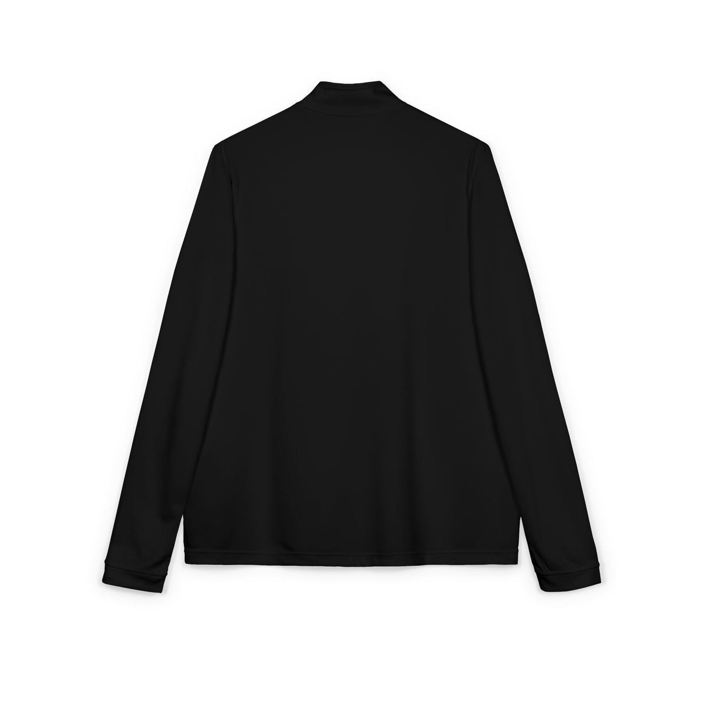Embroidered Quarter-Zip Pullover — White Performance Adidas Pullover "Say You Can and You Will"