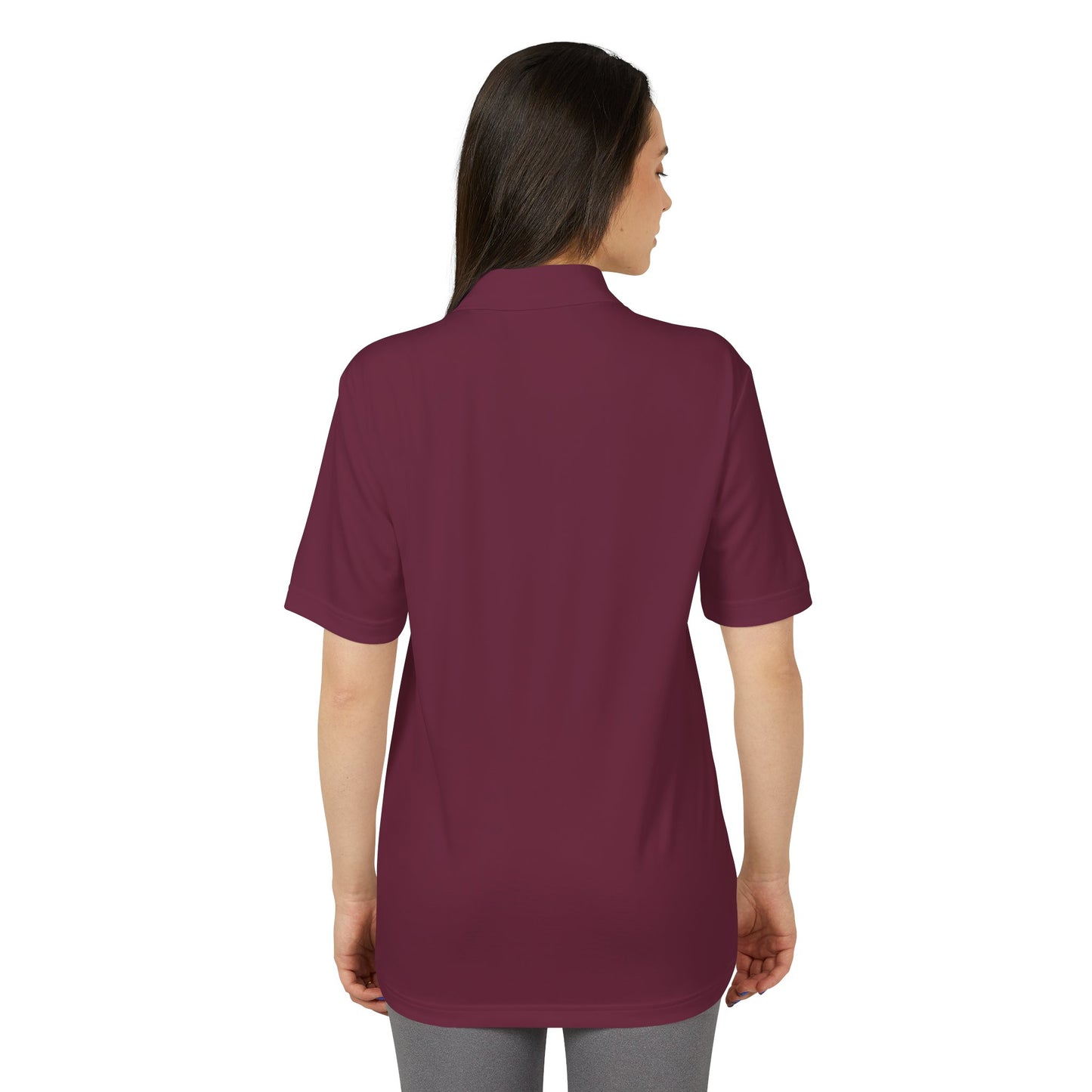 Classic Polo — Embroidered "Say You Can and You Will" Performance Golf Shirt