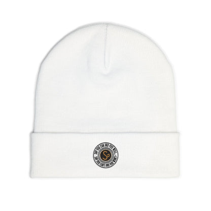 Embroidered Knit Beanie