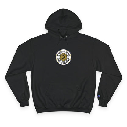 Champion Hoodie — Vintage-Inspired Circular Logo Hoodie