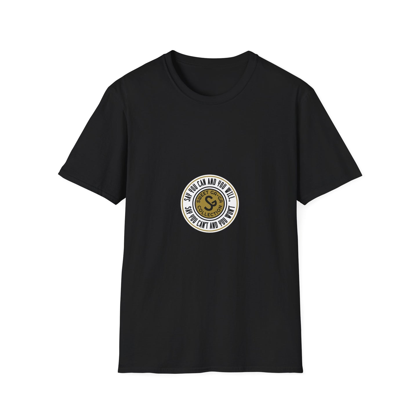 Vintage Seal Graphic T-Shirt — 'SS' Round Emblem Logo