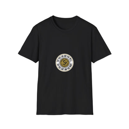 Vintage Seal Graphic T-Shirt — 'SS' Round Emblem Logo