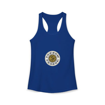 Women's Ideal Racerback Tank -"Say You Can and You Will"