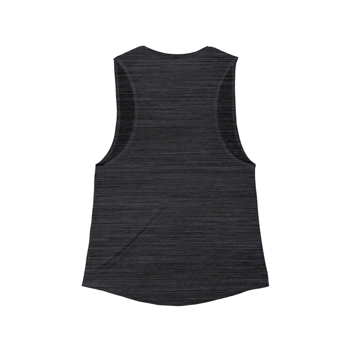 Women's Scoop Muscle Tank — 'She Can, She Will' Motivational Fitness Top