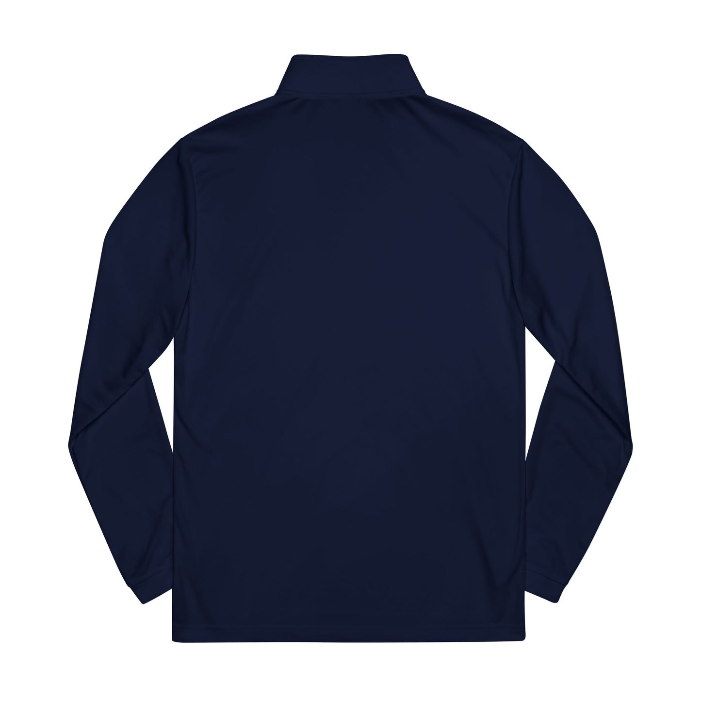 Embroidered Quarter-Zip Pullover — White Performance Adidas Pullover "Say You Can and You Will"