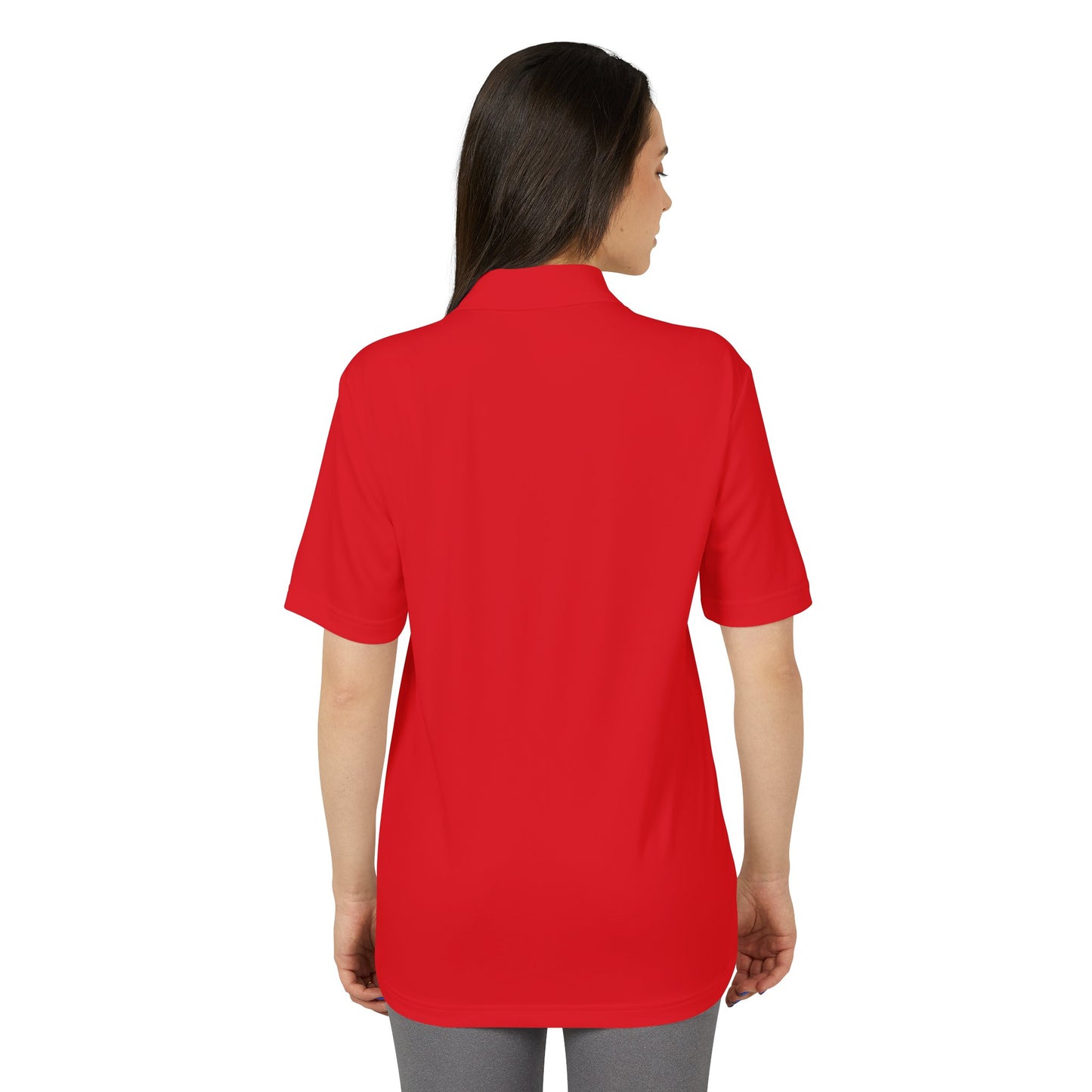 Unisex Performance Polo - "Say You Can and You Will"