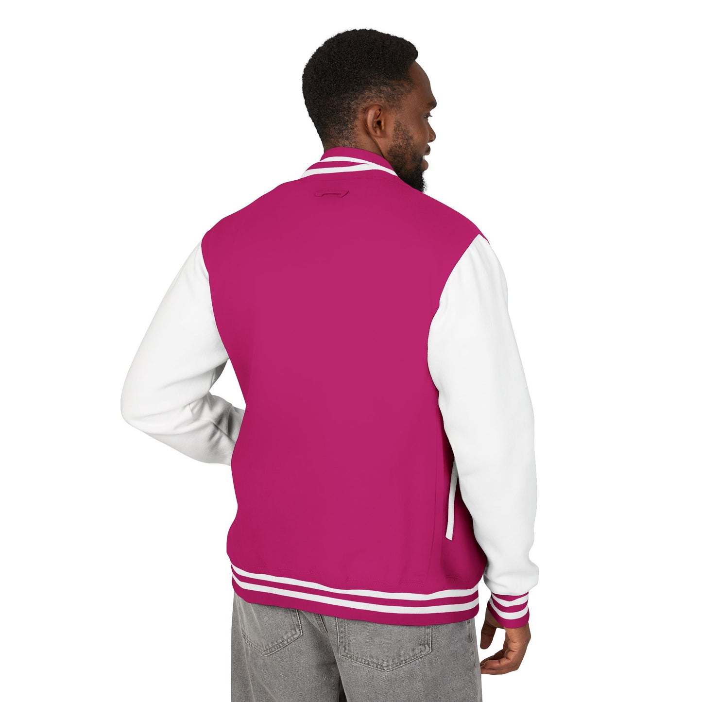 Letterman Jacket - Retro School Crest Varsity Jacket