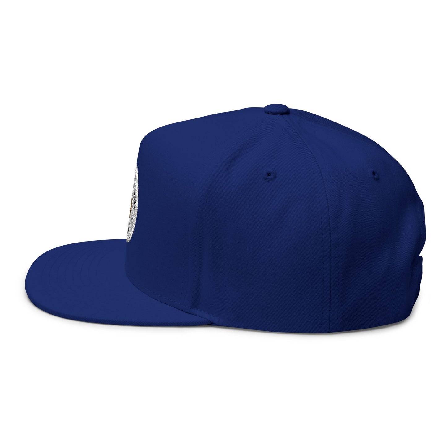 Embroidered Flat Bill Cap