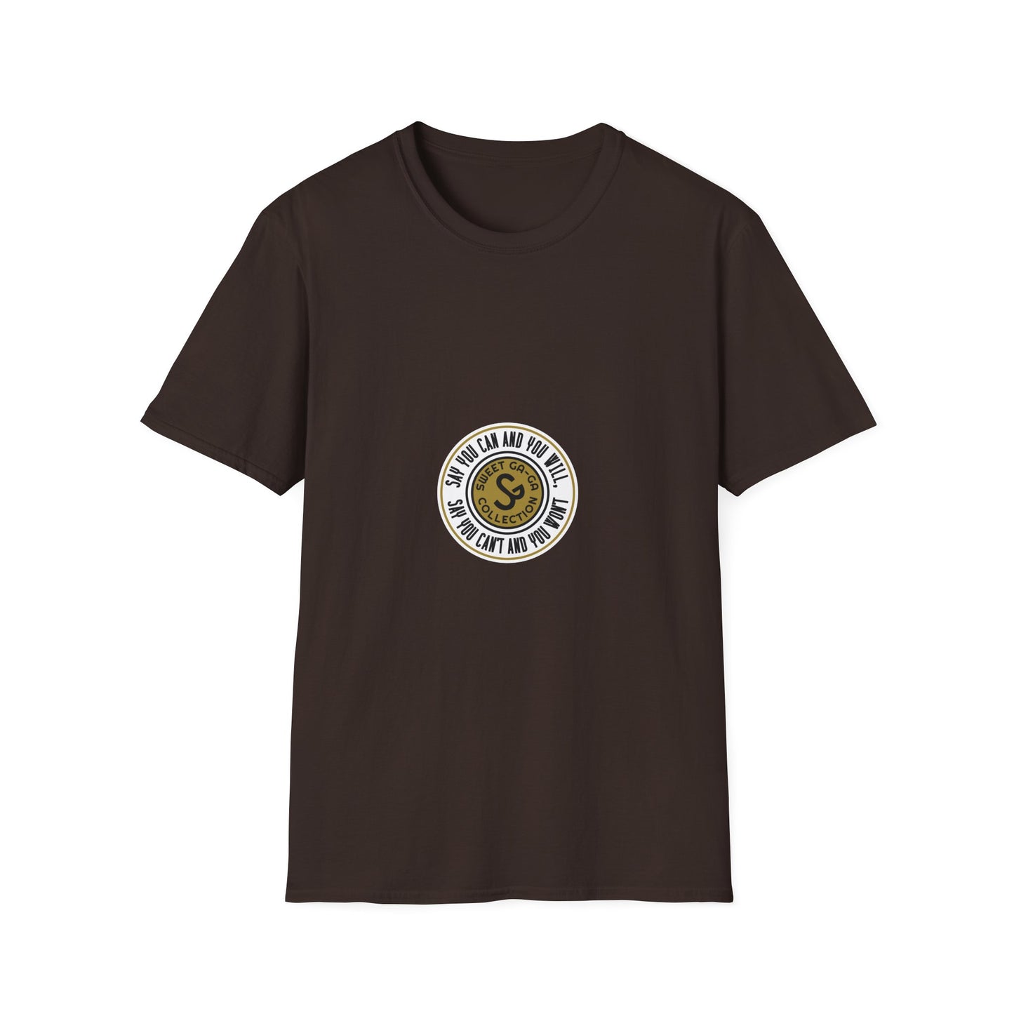 Vintage Seal Graphic T-Shirt — 'SS' Round Emblem Logo