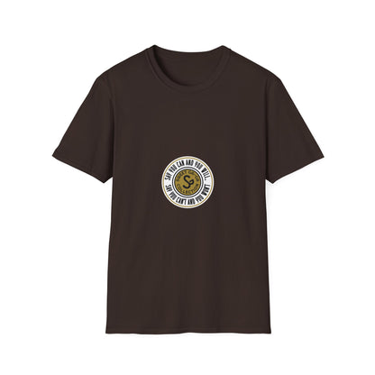 Vintage Seal Graphic T-Shirt — 'SS' Round Emblem Logo