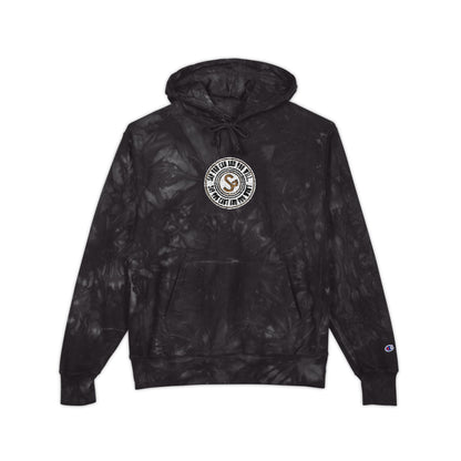 Tie-Dye Embroidered Hoodie — "Say You Can and You Will"