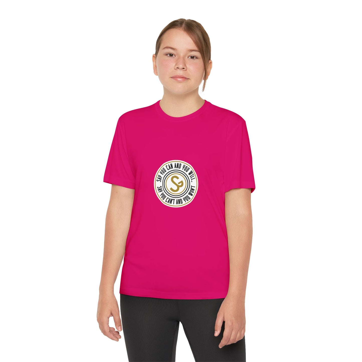 Youth Competitor Tee - "Say You Can and You Will"
