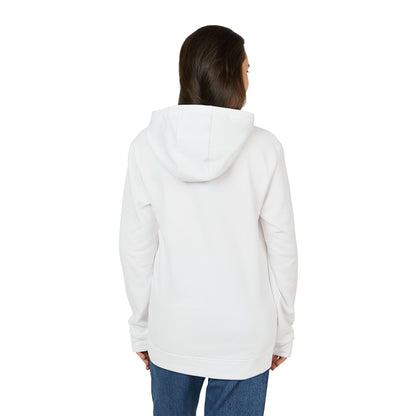Adidas "Say You Can and You Will" Fleece Hoodie — White Casual Athletic Pullover