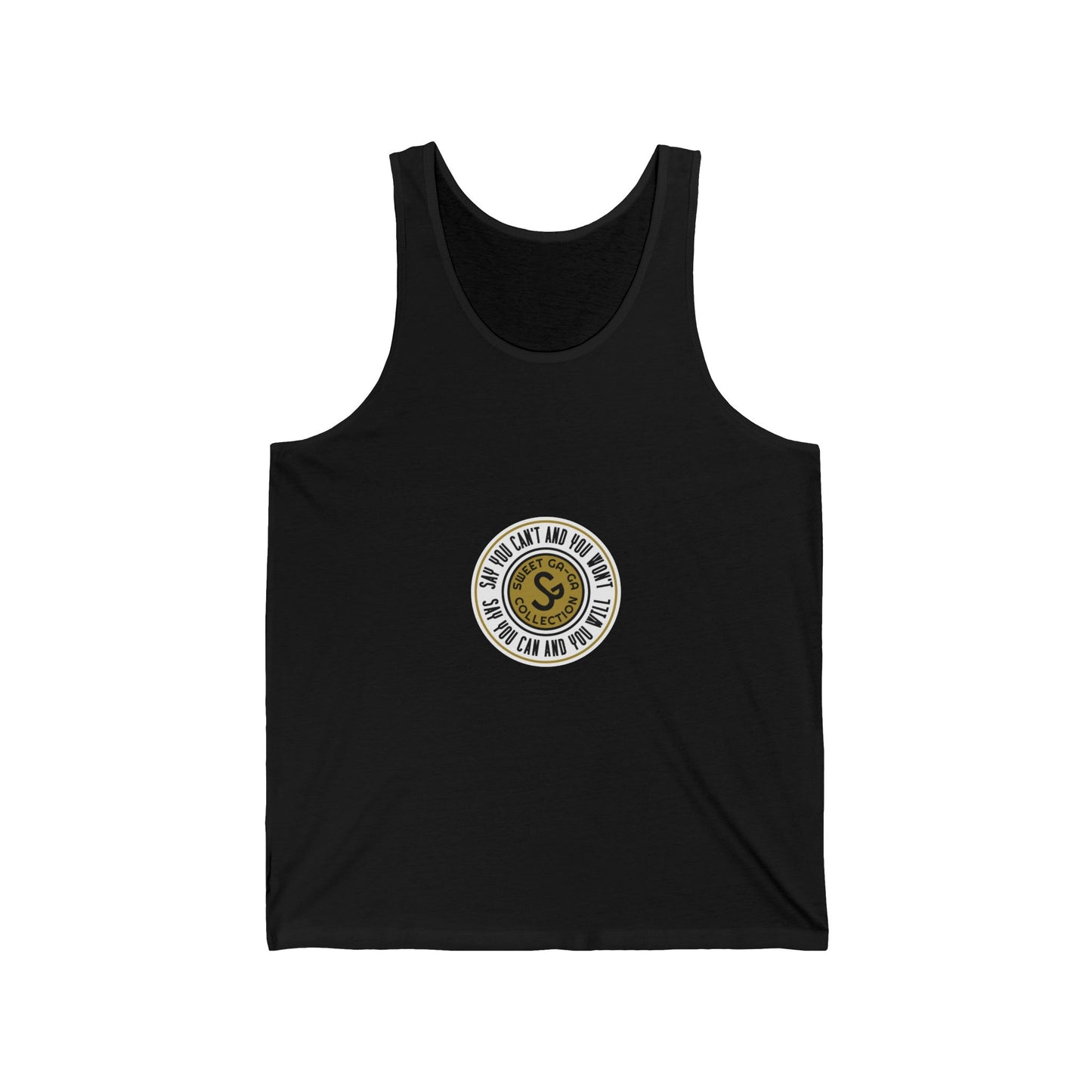 Vintage Surf-Style Tank Top — "Say You Can and You Will"