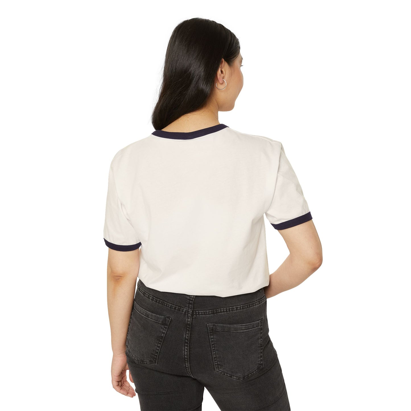 Unisex Cotton Ringer T-Shirt - "Say You Can and You Will"