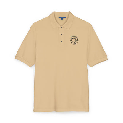 Embroidered Unisex Polo Shirt - Say You Can and You Will