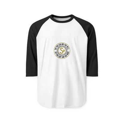 Raglan Shirt — Vintage Circular Logo Graphic