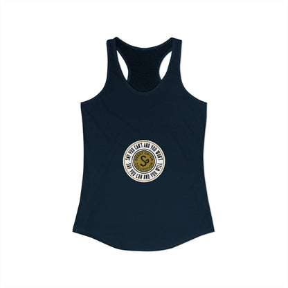 Women's Ideal Racerback Tank -"Say You Can and You Will"