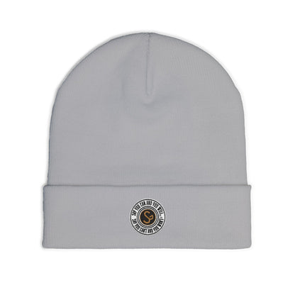 Embroidered Knit Beanie
