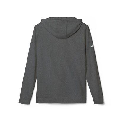 Adidas "Say You Can and You Will" Fleece Hoodie — White Casual Athletic Pullover
