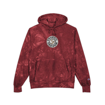 Tie-Dye Embroidered Hoodie — "Say You Can and You Will"