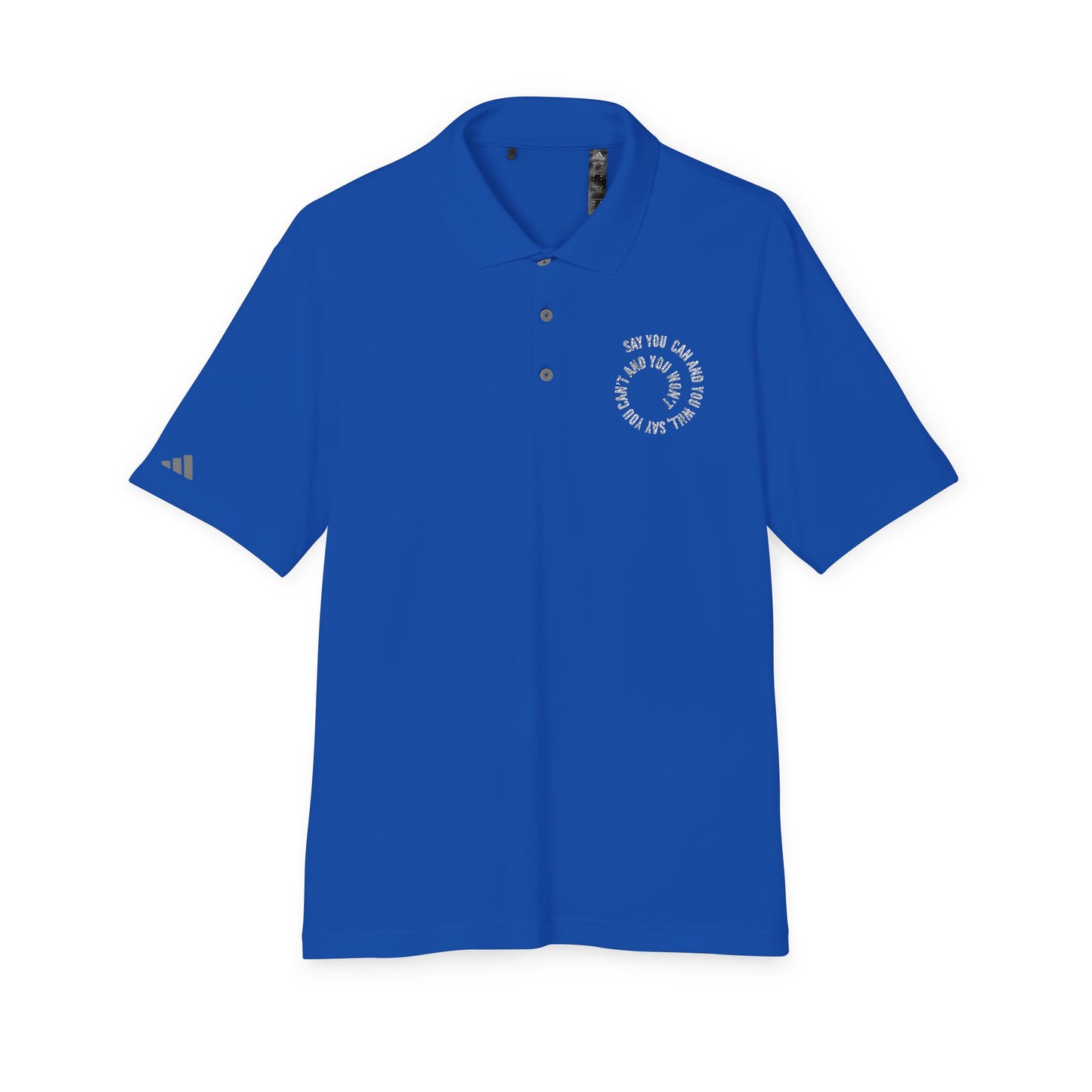 Performance Polo — ‘Not Your Average’ Circular Logo Golf Shirt