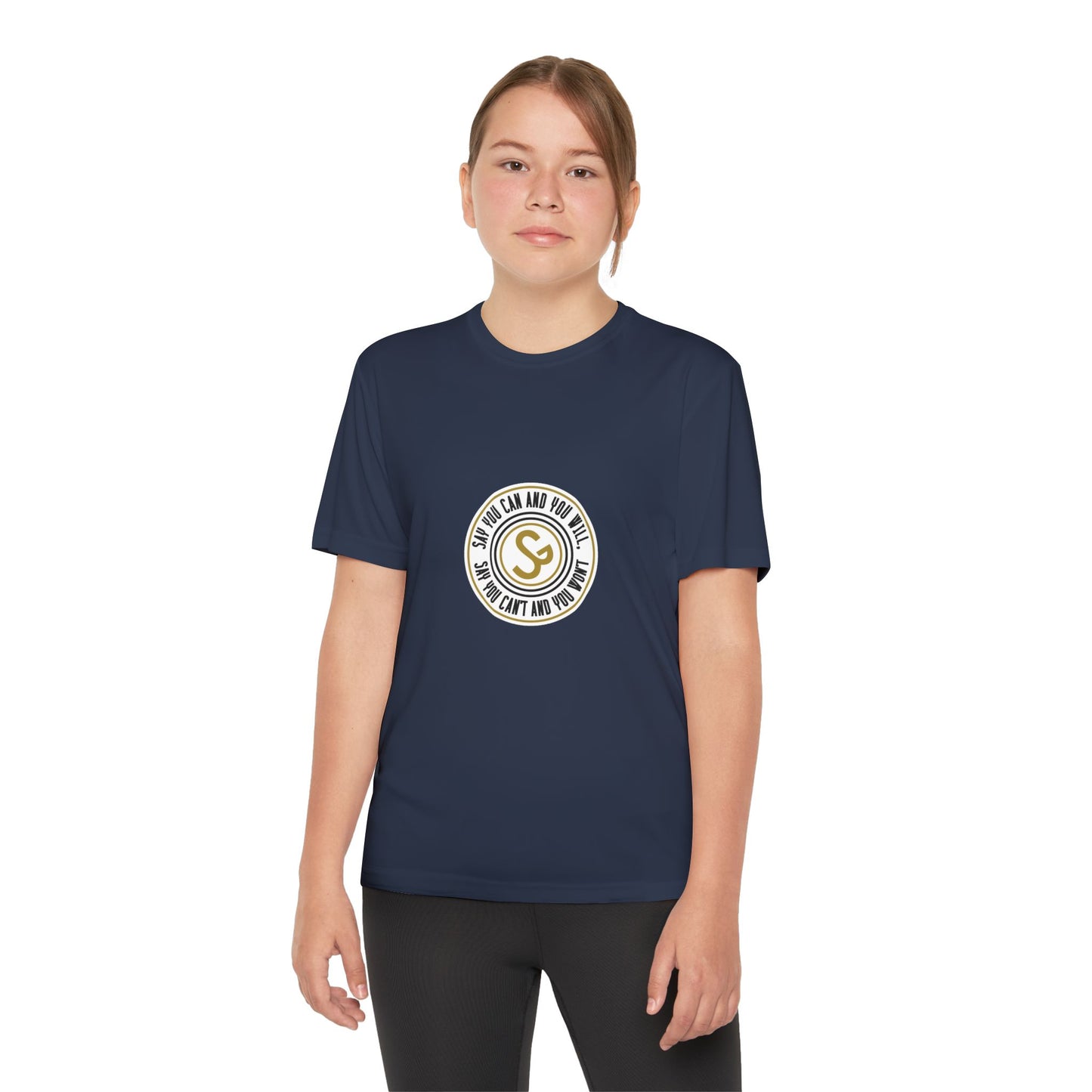 Youth Competitor Tee - "Say You Can and You Will"