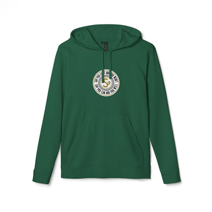 Adidas "Say You Can and You Will" Fleece Hoodie — White Casual Athletic Pullover