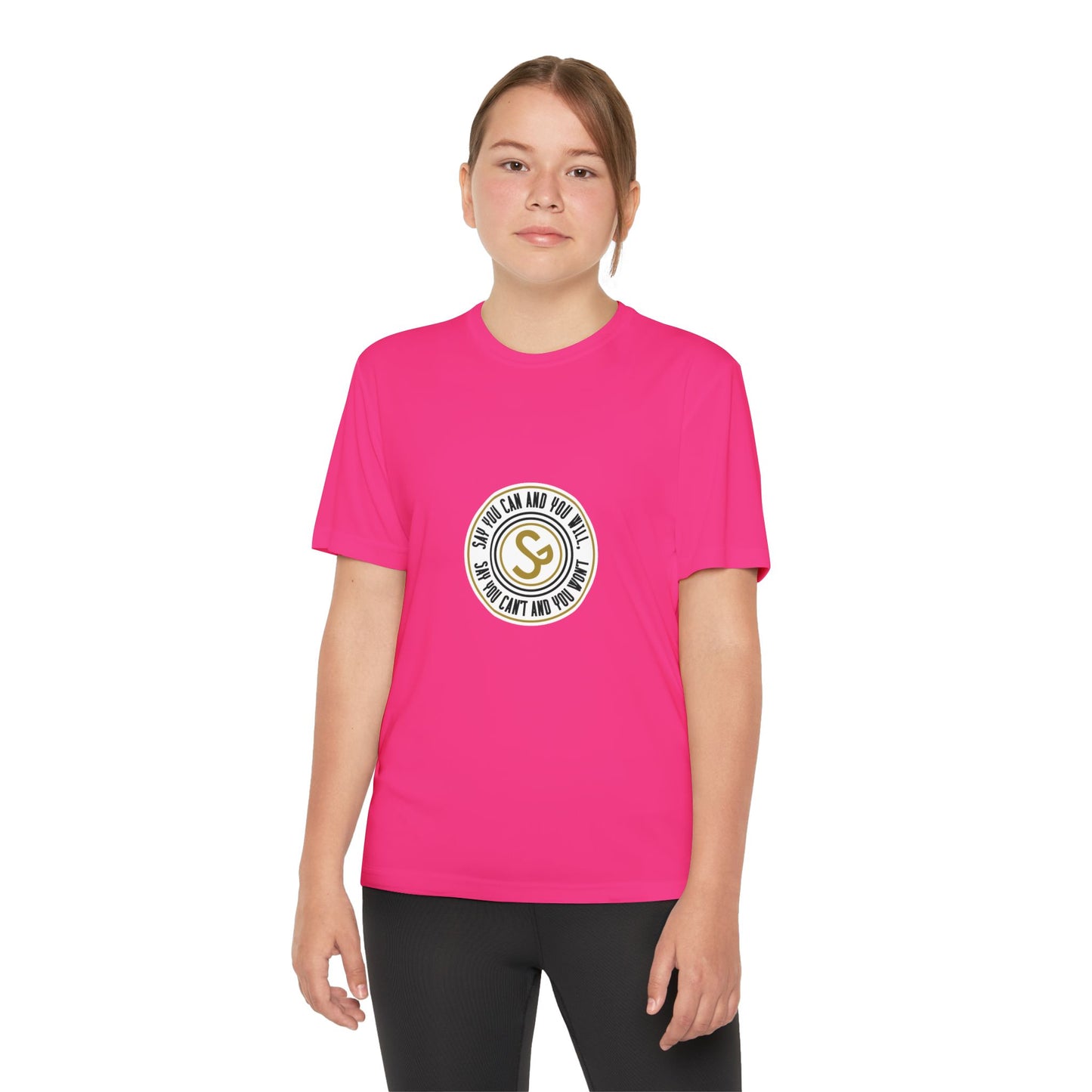 Youth Competitor Tee - "Say You Can and You Will"