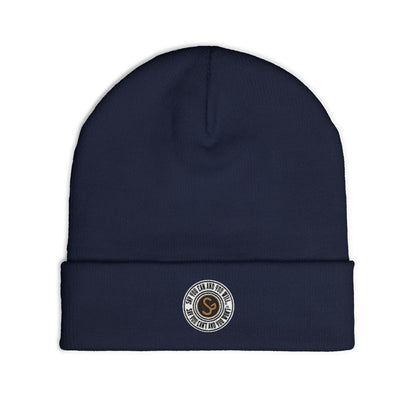 Embroidered Knit Beanie