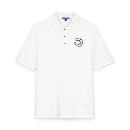 Embroidered Unisex Polo Shirt - Say You Can and You Will