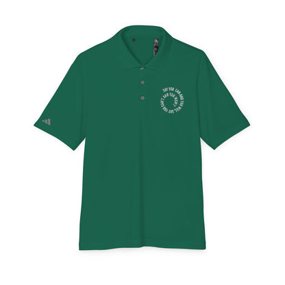 Performance Polo — ‘Not Your Average’ Circular Logo Golf Shirt