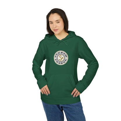 Adidas "Say You Can and You Will" Fleece Hoodie — White Casual Athletic Pullover