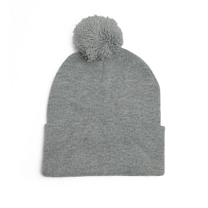 Pom-Pom Knit Cap - "Say You Can and You Will"